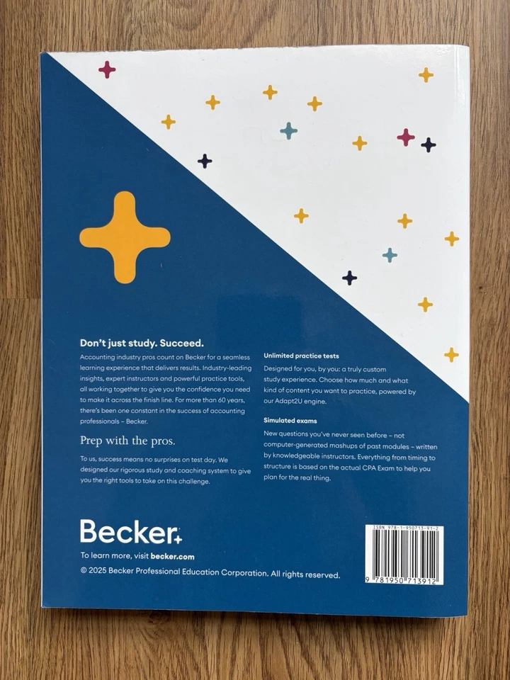 Like New 2025 Becker CPA Exam Review Financial Accounting (FAR) Textbook V 1.3 Foto 2 de 4
