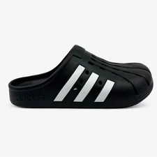 Adidas Adilette Clog Black White Mens Casual Clog
