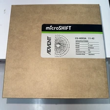 microSHIFT ADVENT Cassette - 9 Speed, 11-42t, Black, ED Coated