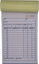 Sales Order Book 33 Triplicate Forms Carbonless 3 Copy's - Wholesale Lot of 10