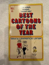 VINTAGE 1968 BEST CARTOONS OF THE YEAR LAWRENCE LARIAR 1ST DELL PRINTING #0504