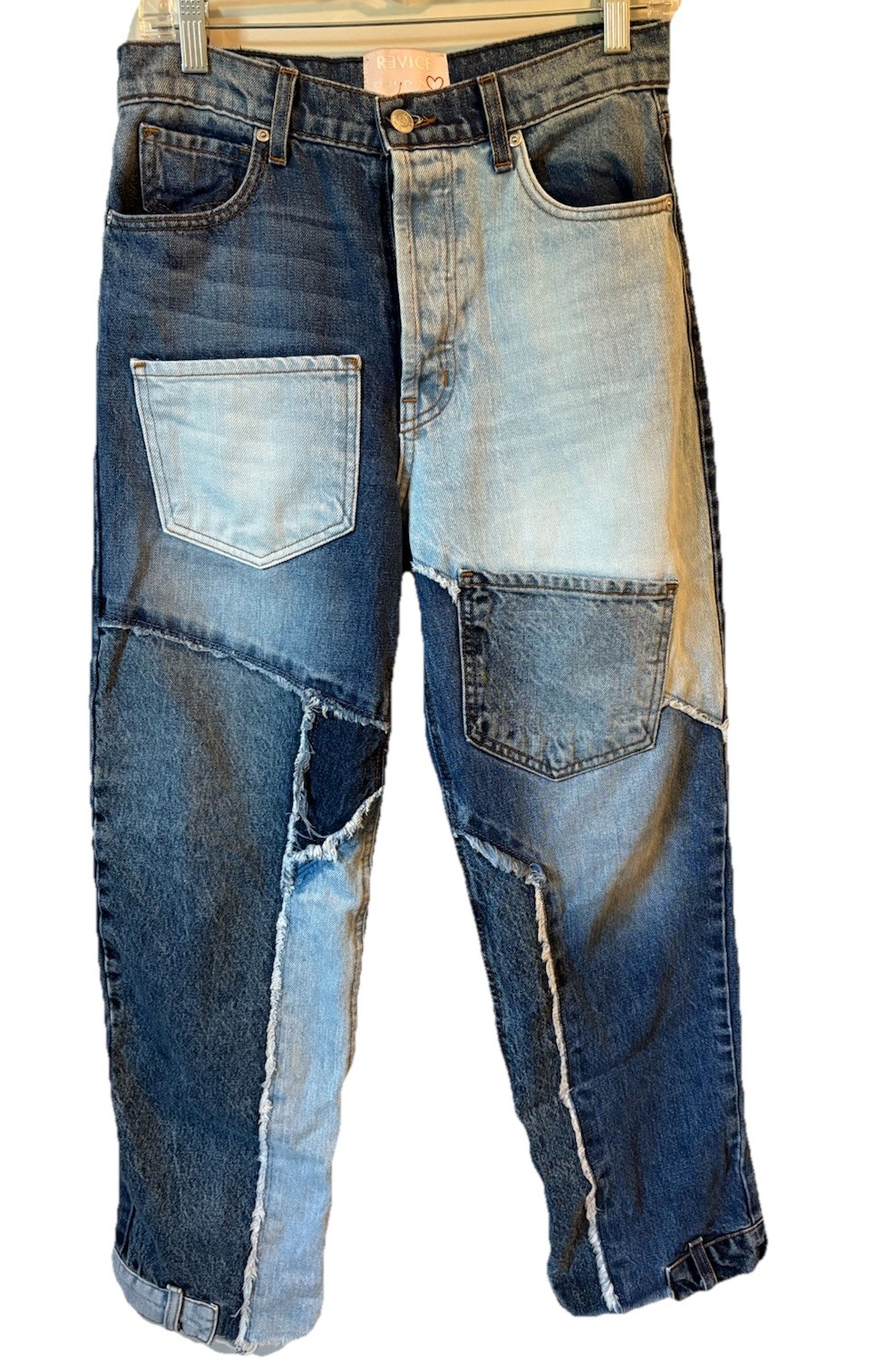 Revice Size 27 Matchmaker Patchwork Jeans Love At… - image 6