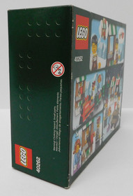 100% - 2017 LEGO Set 40262 CHRISTMAS TRAIN RIDE Market Man Conductor Minifigure+