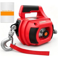 Drill Powered Portable Winch 1000lbs Drill Winch With 40ft Alloy Steel Wire Rope Drill Powered Portable Winch 1000lbs Drill Winch With 40ft Alloy Steel Wire Rope