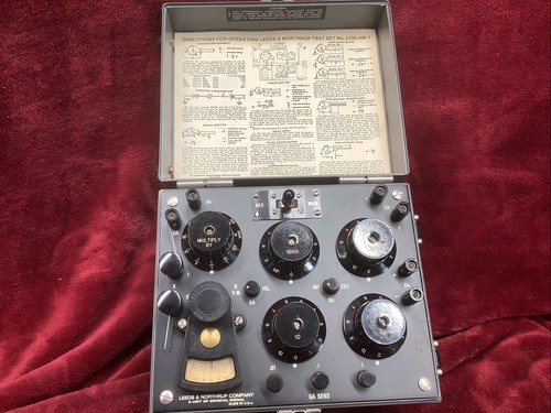 Leeds Northrup Test Set 5430-A M/ Murray Varley Loop Bridge Buried Cable Fault