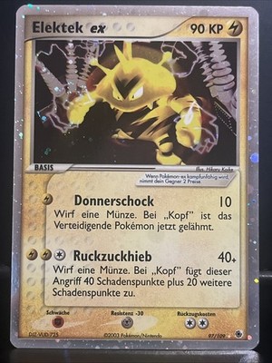 Pokemon Karte | Elektek 97/109 | Ex Rubin
