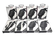 Lot Of 8 Doria Raptic Edge Machined Metal Guard For Apple Watch 44mm - Black