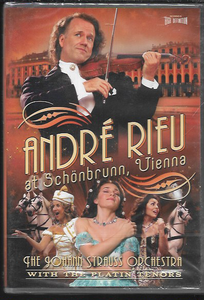 ANDRE RIEU AT SCHONBRUNN, VIENNA LIVE IN CONCERT GENUINE R0 DVD NEW/SEALED