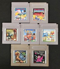 Nintendo Gameboy Bundle - Solar Striker, Revenge Gator, Oddworld, Smurfs, + More