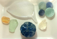 sea glass from japan Surf-Tumbled Beach Glass  A lovely piece of the sea