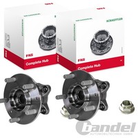 2X FAG RADLAGER-SATZ Hinten Passend FÜR Mazda CX-3 Links+Rechts