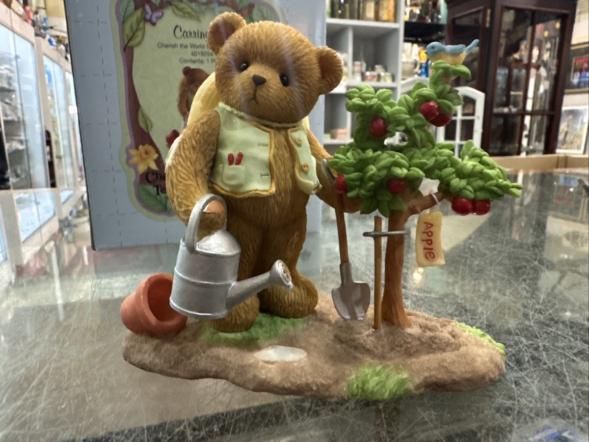 Cherished Teddies Carrington SIGNED 4019254 Cherish The World