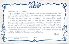 1938 Humorous Searching for LOVE Letters, Exhibit Supply, CHICAGO, IL Postcard