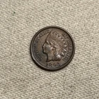 1893 INDIAN HEAD CENT -With LIBERTY & 4 DIAMONDS - AU UNC QA311