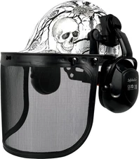 Q20X Forestry Hard Hats 3 in 1 Chainsaw Arborist Helmet with Face Shield & Ear M