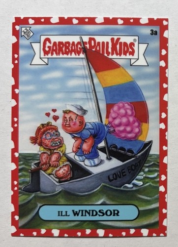 Ill WINDSOR [Black Hearts Foil] #3A 2026 Topps Garbage Pail Kids Valentine's Day card