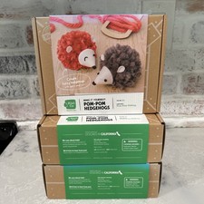 1 Kiwi Co Pom-Pom Making Kit Hedgehog Educational DIY Craft 5 