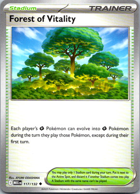 Forest of Vitality #117/132 ME01: Mega Evolution AYUMI ODASHIMA NM