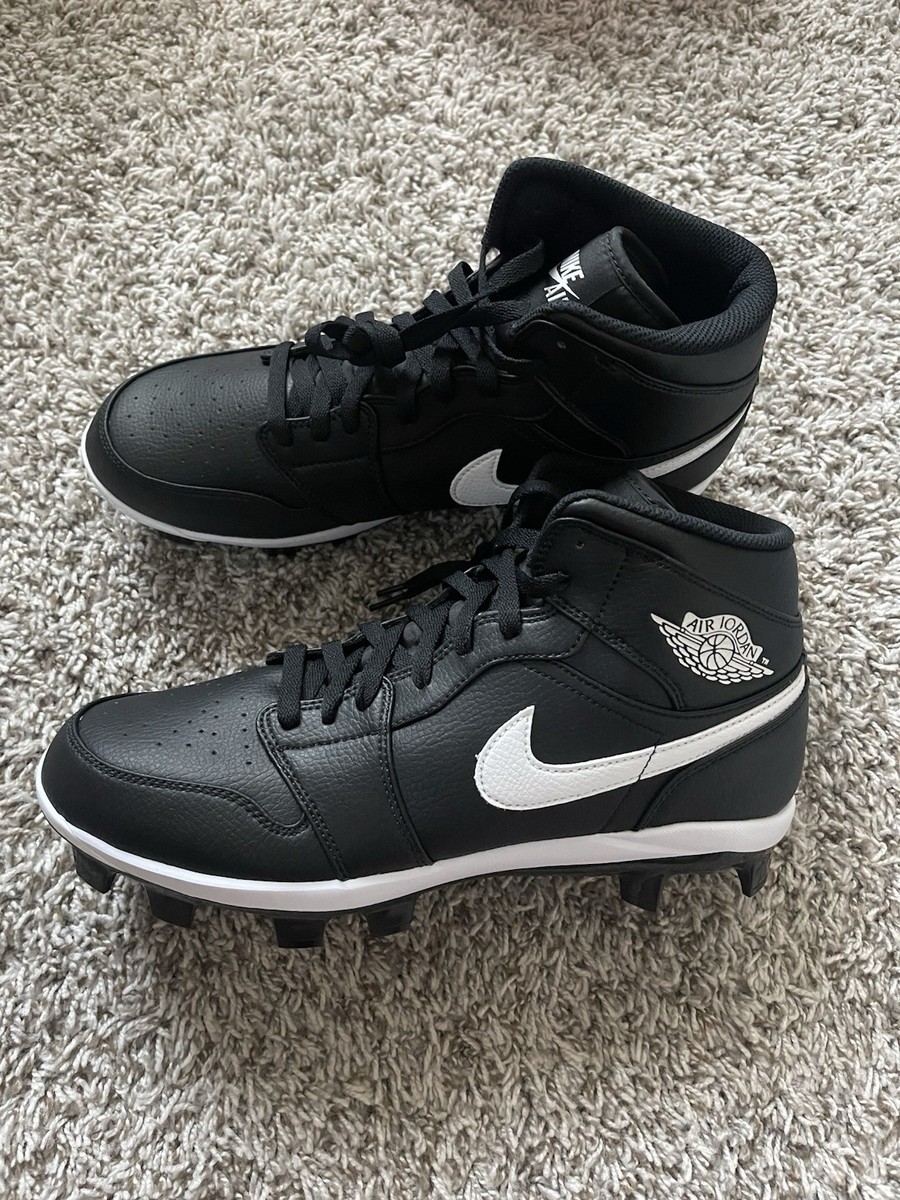 Air Jordan Retro MCS 'Black White' Men's Size 11 Baseball Cleats  AV5354-011