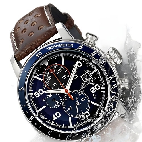 NEW Luxury FOREco-Drive Watch - Men's World Chronograph Fashion Watch - Picture 14 of 14