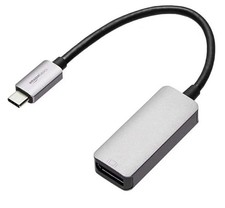 Aluminium USB-C to DisplayPort Adapter, 4K 60Hz, Thunderbolt 3 Compatible