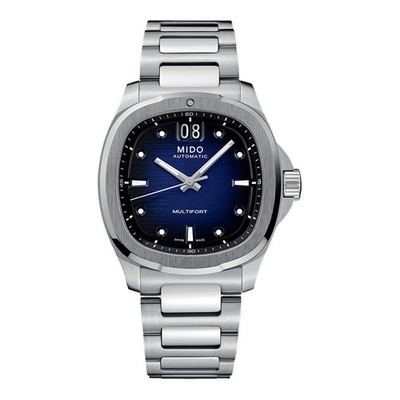 New Mido Multifort TV Big Date Blue Dial Steel Men's Watch M049.526.11.041.00