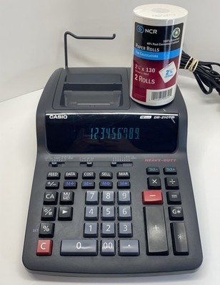 casio DR-210TM like FR-2650TM printing calculator 12 Digits Heavy-duty Black