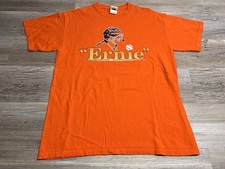 Ernie Harwell Detroit Tigers Vintage Tribute T-Shirt Voice of Tigers M Orange