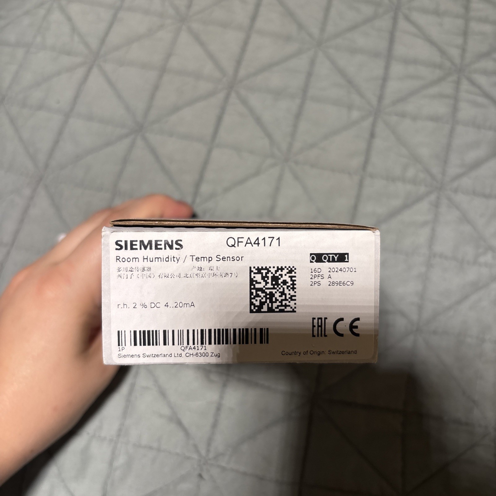 1PC New Siemens QFA4171 Temperature & Humidity Sensor Brandyu