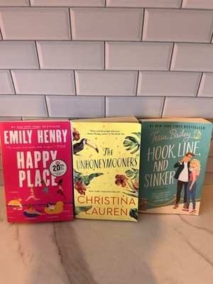 Lot Of 3 Mixed Authors Book Tok Emily Henry Tessa Bailey Christina Lauren