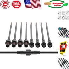 5 Pin Waterproof Connectors 22AWG Extension Cable for LED Lights - 20cm