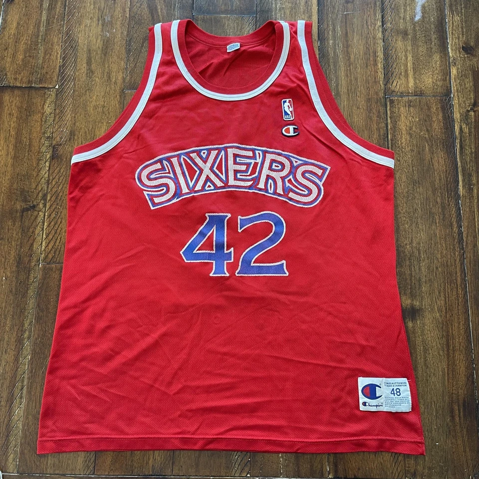 Camiseta De Colección Philadelphia 76ers Para Hombres XL NBA Baloncesto Jerry Stackhouse Años 90 Foto 3 de 4