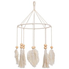 Boho Crib Mobile Handmade Neutral Crib Mobile Nursery Decoration for Nursery ...