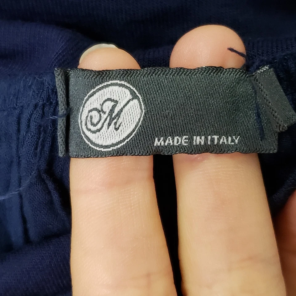 Maxi Falda Tejida Mujer Hecha en Italia Talla S Azul Boho Festival Vacaciones Viajes Foto 4 de 4