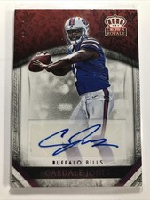 Cardale Jones 2016 Crown Royale ROOKE RC AUTO PINK SP BILLS Buckeyes /50
