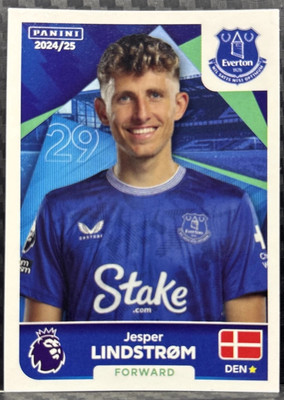 Panini Premier League 2025 - # 253 - JESPER LINDSTROM - Everton 