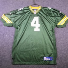 Green Bay Packers Jersey Mens 54 Green NFL Football Reebok Brett Favre 4