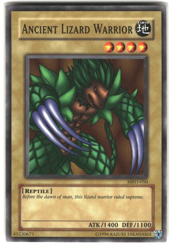 Ancient Lizard Warrior MRD-050 Common Metal Raiders Yu-Gi-Oh!