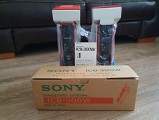 2 X Sony Transsceiver Walkie Talkies. ICB-300W Orange.