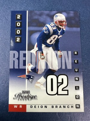 2002 Playoff Prestige Reunion #18 Deion Branch Patriots /2002 RC