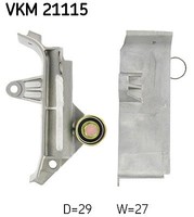 SKF Umlenk-/FüHrungsrolle, Zahnriemen Mitte U.A. FüR Audi, Seat, Skoda, VW