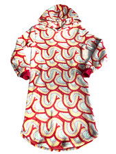 Kidtopia Sleepwear Plush Robe Toddler Size Small 5/6 Rainbows Warm Soft