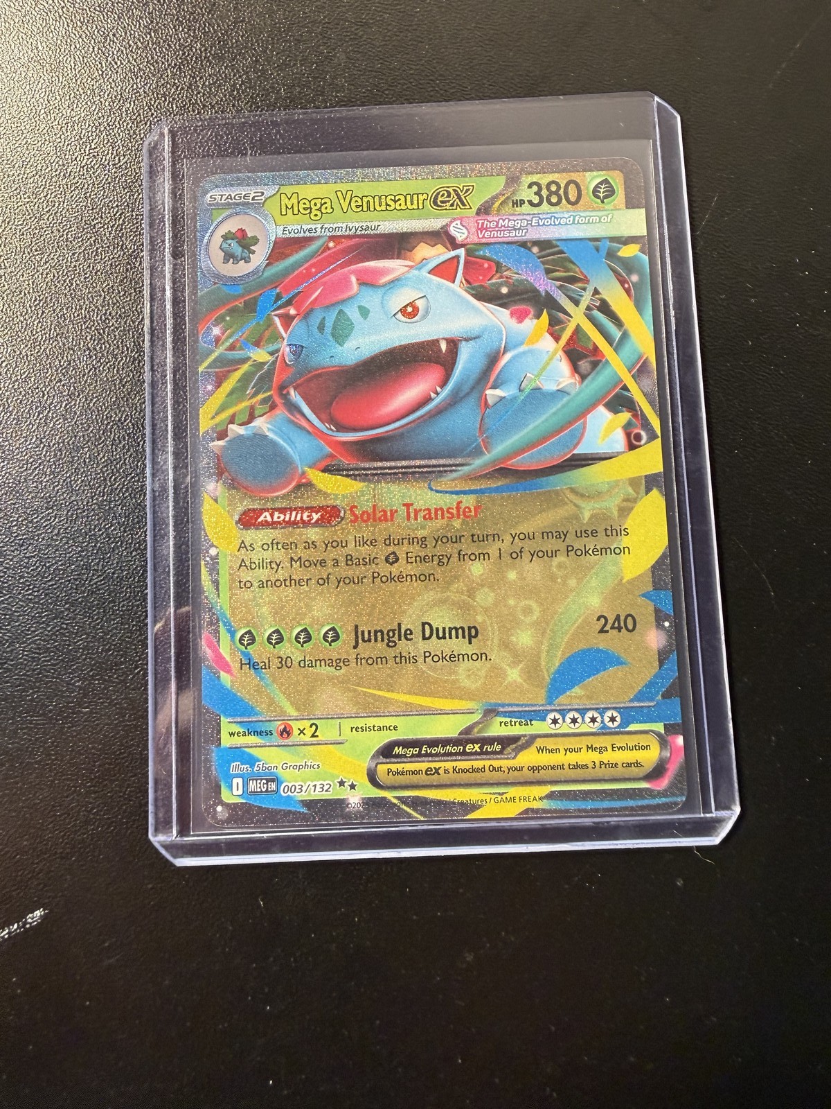 Mega Venusaur ex - Double Rare ME01: Mega Evolution 003/132 LP