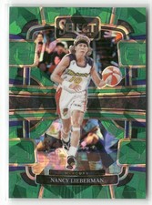 2024 Panini Select WNBA #96 Nancy Lieberman Prizms Green Ice