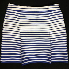 BANANA REPUBLIC Blue White Striped Pencil Skirt 4