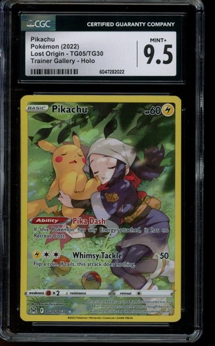 Pikachu graded CGC 9.5 for sale on eBay
