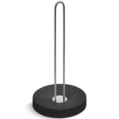 KOHLER Stainless Steel Paper Towel Holder with Weighted Base Tension Loop Quick