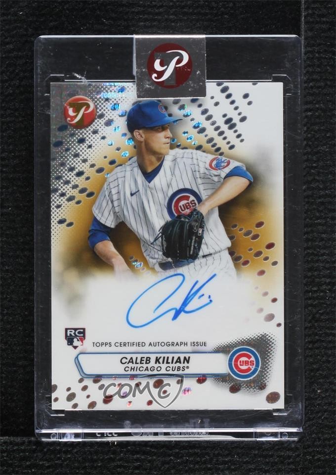2023 Topps Pristine Gold Pulsar Refractor 49/50 Caleb Kilian Rookie Auto RC 07hq