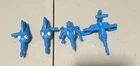 TMNT Turtle Copter Accessories & Parts 4 Piece Complete Bug Set Vintage