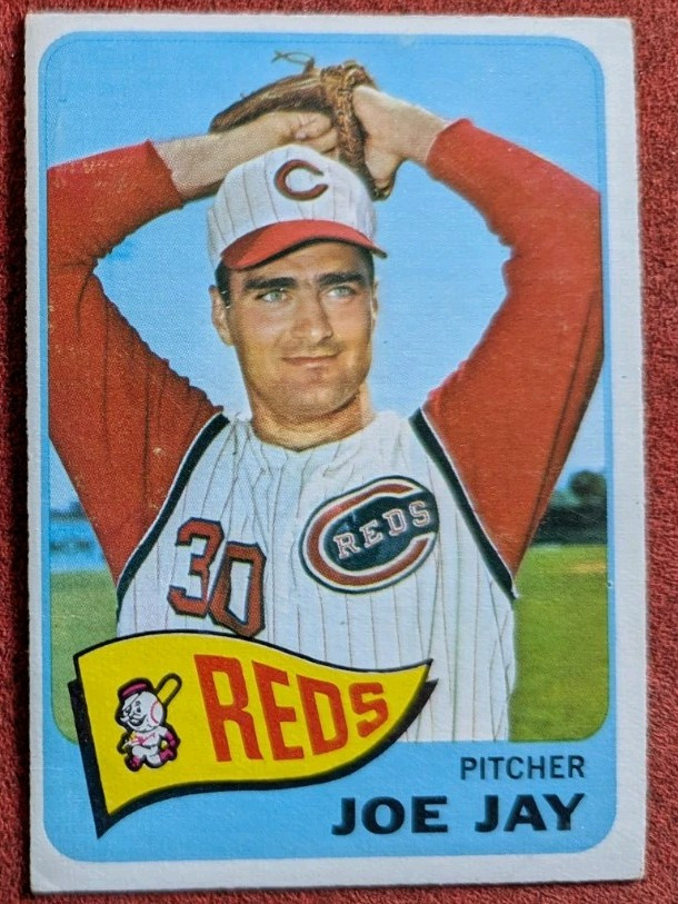 1965 O-Pee-Chee OPC JOE JAY #174 Cincinnati Reds